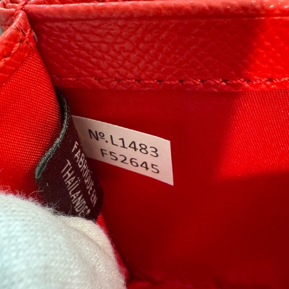 Coach Mickie Zip Wallet Red and Gunmetal EUC - Picture 3 of 14